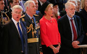 Corbyn labelled "disloyal" for refusing to sing national anthem...